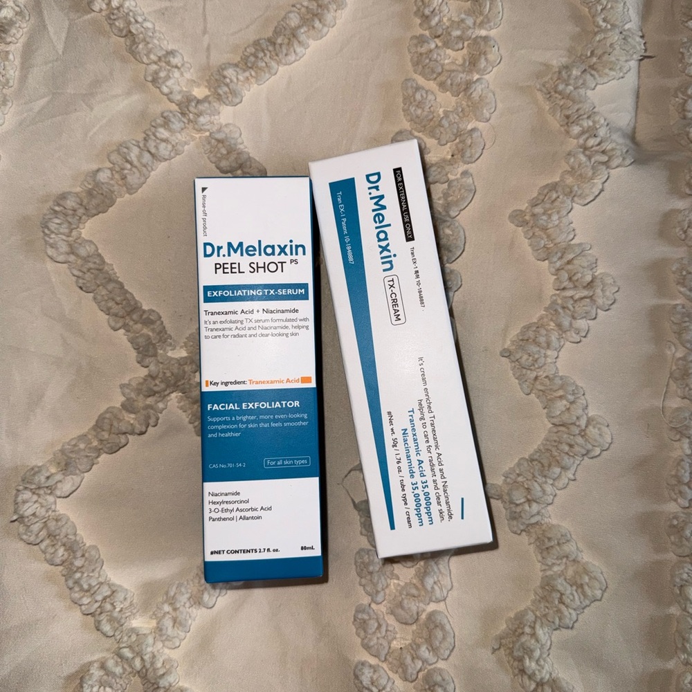 Dr. Melaxin Blue & White Exfoliating Peel Shot - Facial Exfoliator